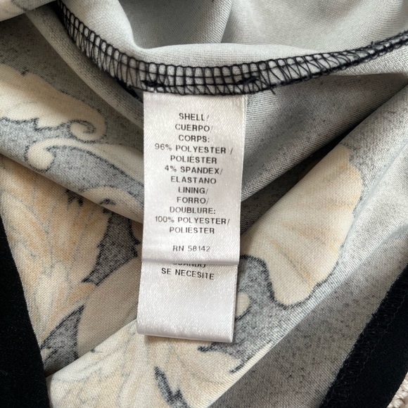 London Times Black & Gold Polyester Dress Women’s Size 14 - Picture 14 of 15